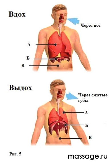 Дыхание животом и боли в пояснице